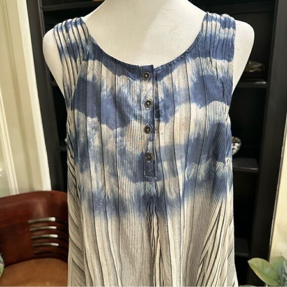 Free People Tye Dye Striped Tunic Top Size Small - Picture 2 of 11